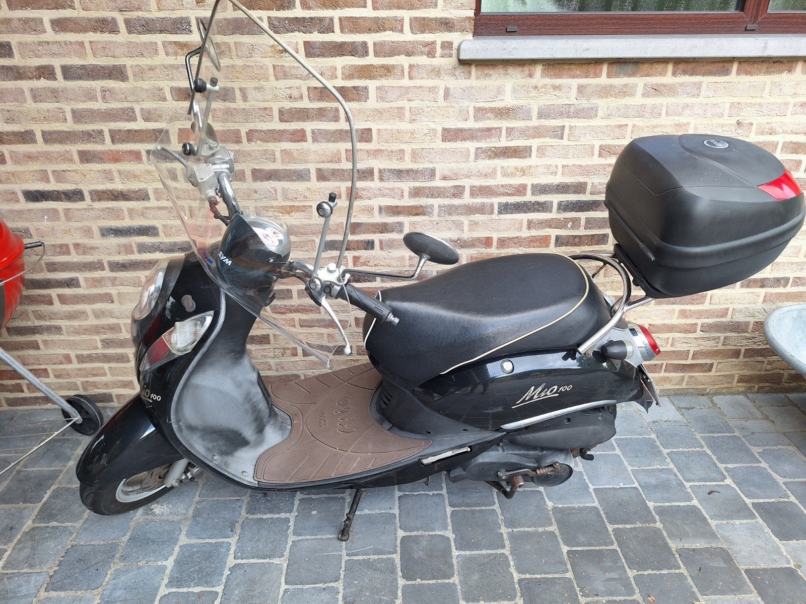 mio sym 100 cc, Motoren, Ophalen, 1 cilinder