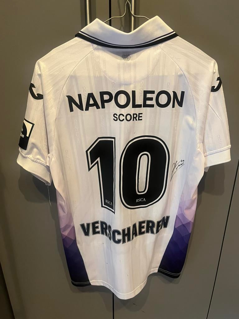 Matchworn yari verschaeren maat s anderlecht, Verzamelen, Verzenden, Zo goed als nieuw