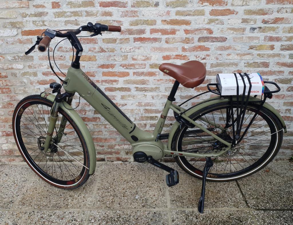 E-bike Granville met Bosch motor + lader & sleutels 28 inch, Gebruikt, 47 tot 51 cm, 50 km per accu of meer, Ophalen
