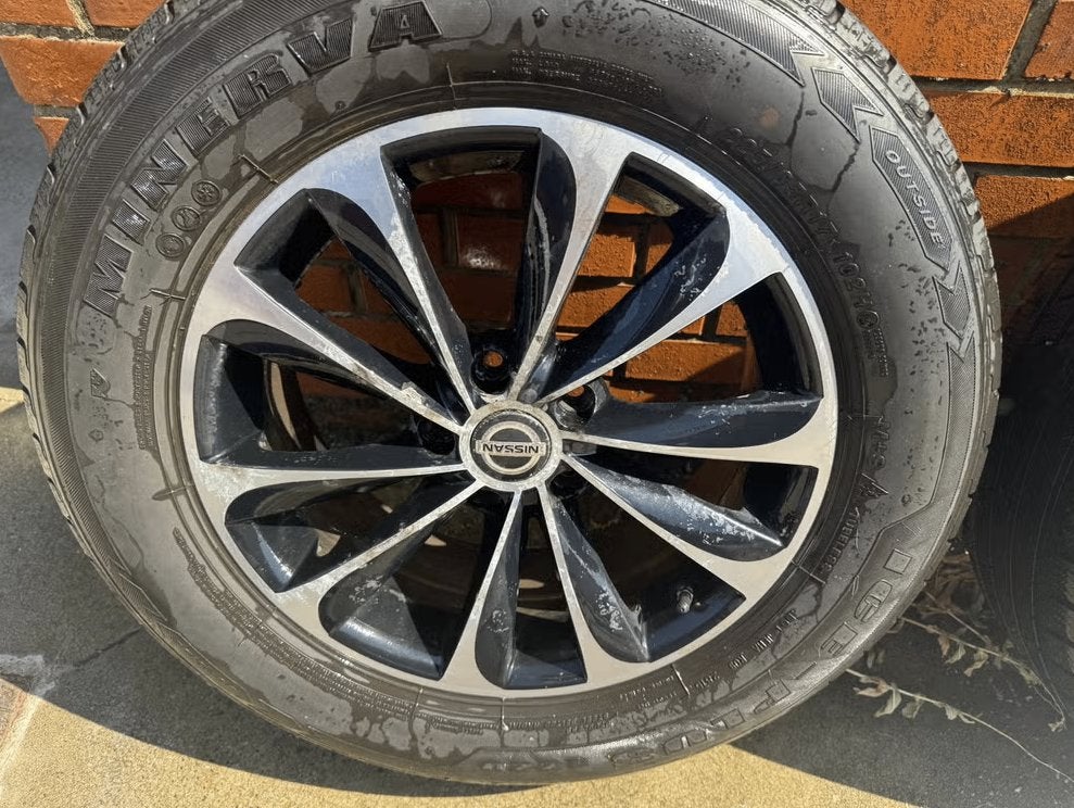 originele Xtrail 2021 T32/Qashqai velgen, Auto-onderdelen, Banden en Velgen, Ophalen, Gebruikt, Velg(en), 17 inch