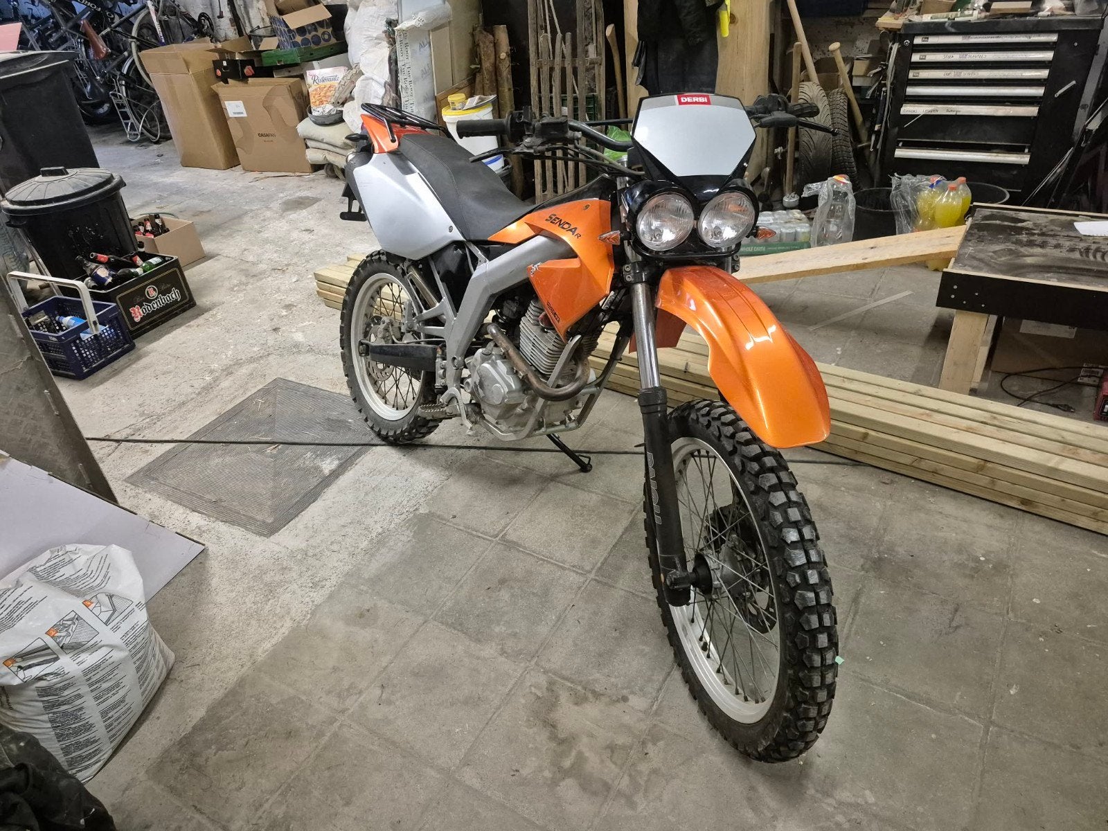 Derby Senda R 125, Enlèvement