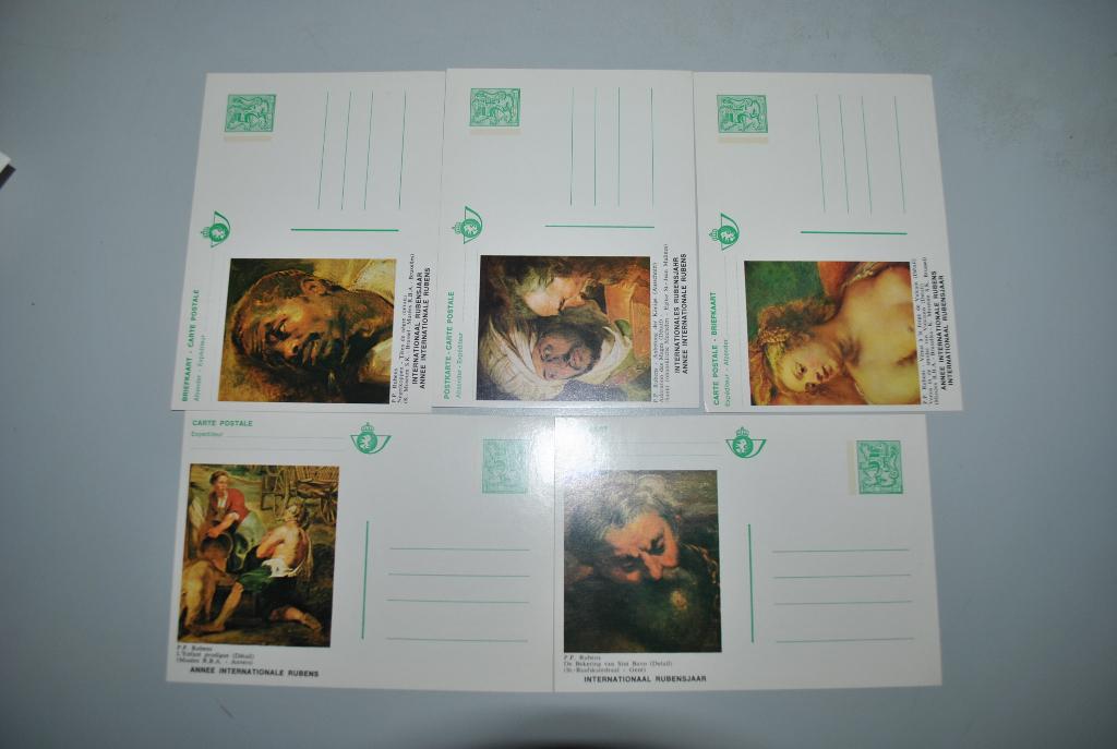 Belgique 1977 Cartes postales Rubens, Ophalen of Verzenden, Ongelopen