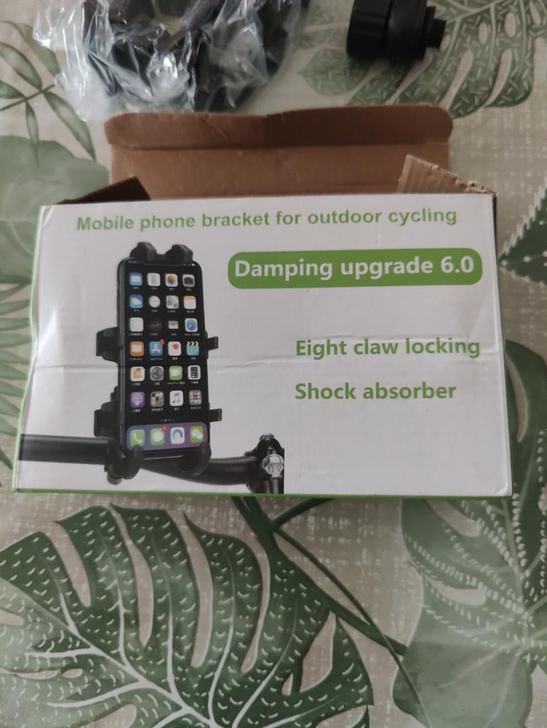 Support téléphone vélo / moto avec amortisseur (neuf), Motoren, Overige Motoren, Ophalen of Verzenden