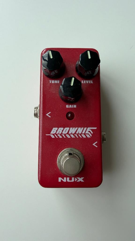 Nux Brownie distortion pedal, Musique & Instruments, Enlèvement, Comme neuf, Distortion, Overdrive ou Fuzz