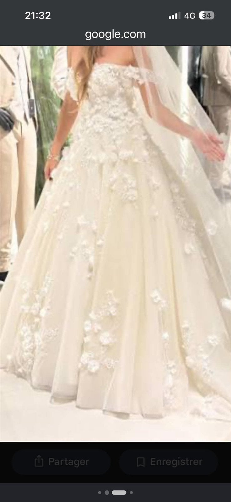Robe de mariee ongie ceremonie modele almeria, Enlèvement, Autres couleurs, Robe de mariée