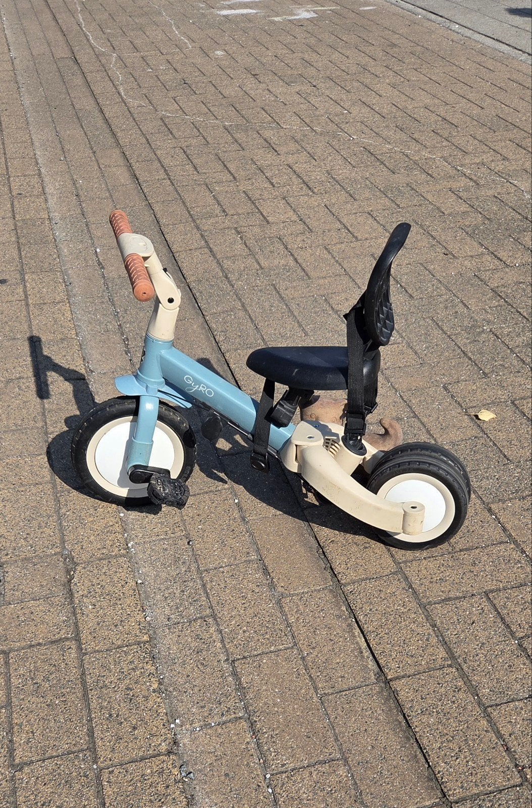 Gyro by Olmitos – 5-in-1 meegroeidriewieler, lichtblauw/crèm, Enlèvement ou Envoi, Utilisé, Véhicule à pédales