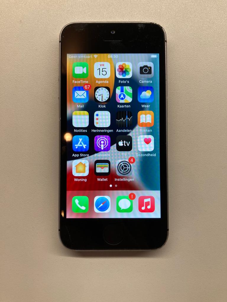 Iphone se 2016 64gb batterijcapaciteit 100%, Télécoms, Téléphonie mobile | Apple iPhone, Enlèvement ou Envoi, IPhone SE (2016)