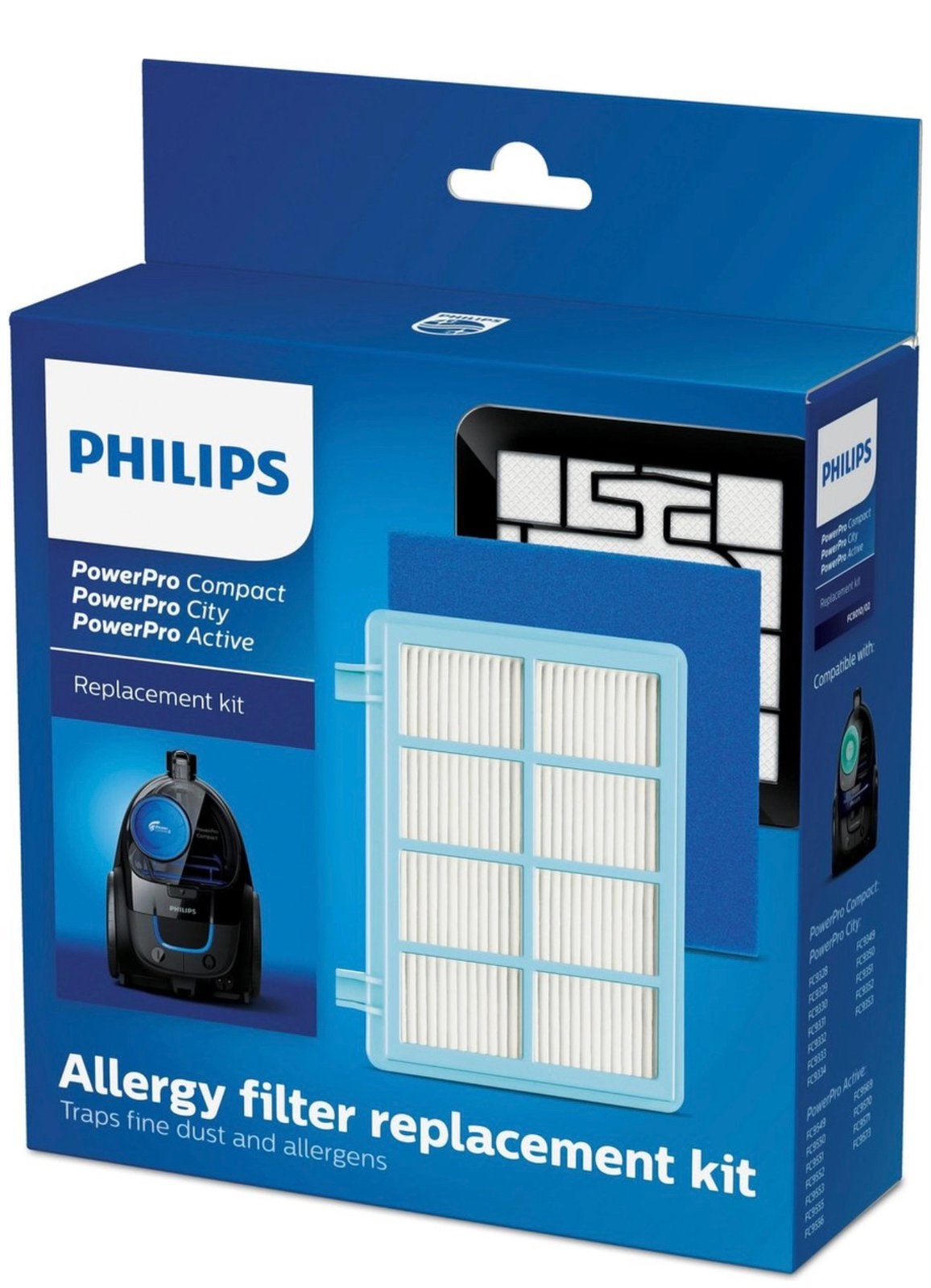 Philips PowerPro FC8010/02 - Vervangende allergiefilters, Audio, Tv en Foto, Accu's en Batterijen, Ophalen of Verzenden, Nieuw