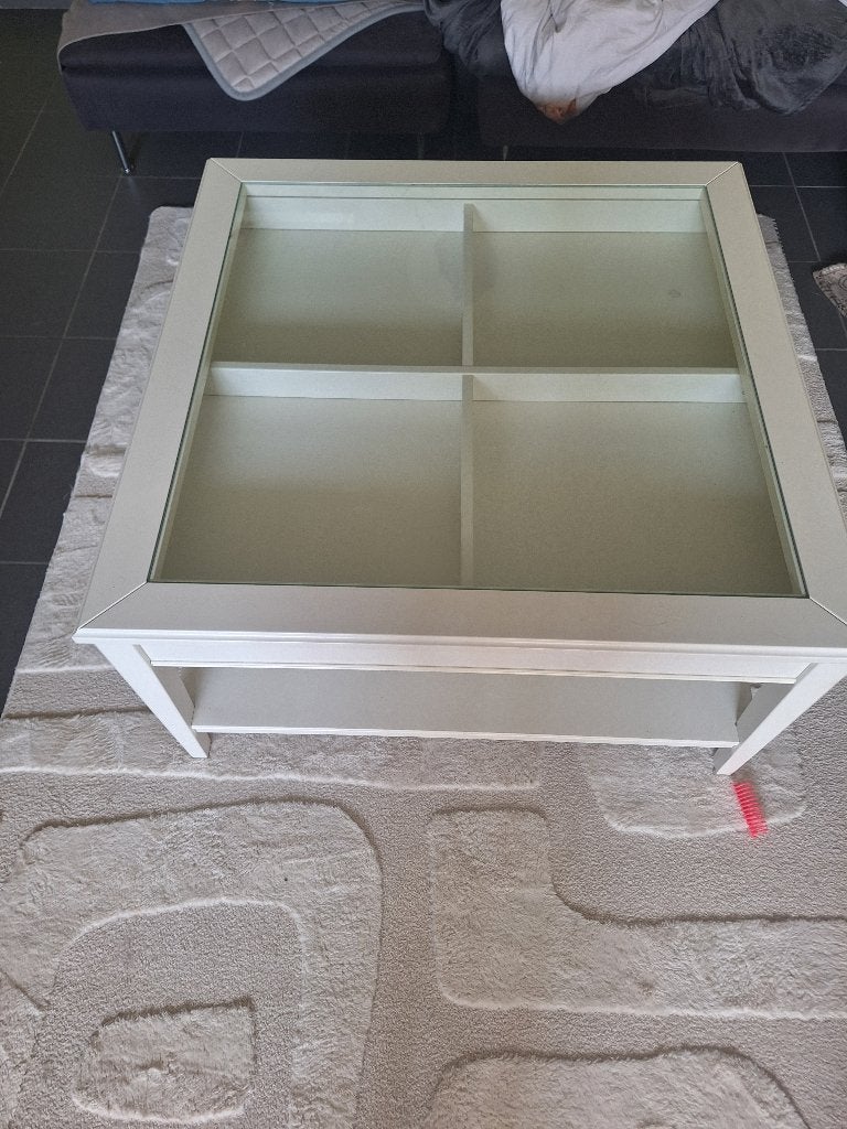Salontafel ikea, Maison & Meubles, Tables | Tables de salon, 50 à 100 cm, Carré, Verre, Enlèvement