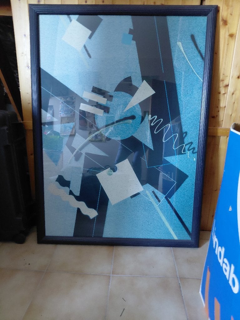 Kader, Antiquités & Art, Enlèvement, Sous verre, Autres sujets