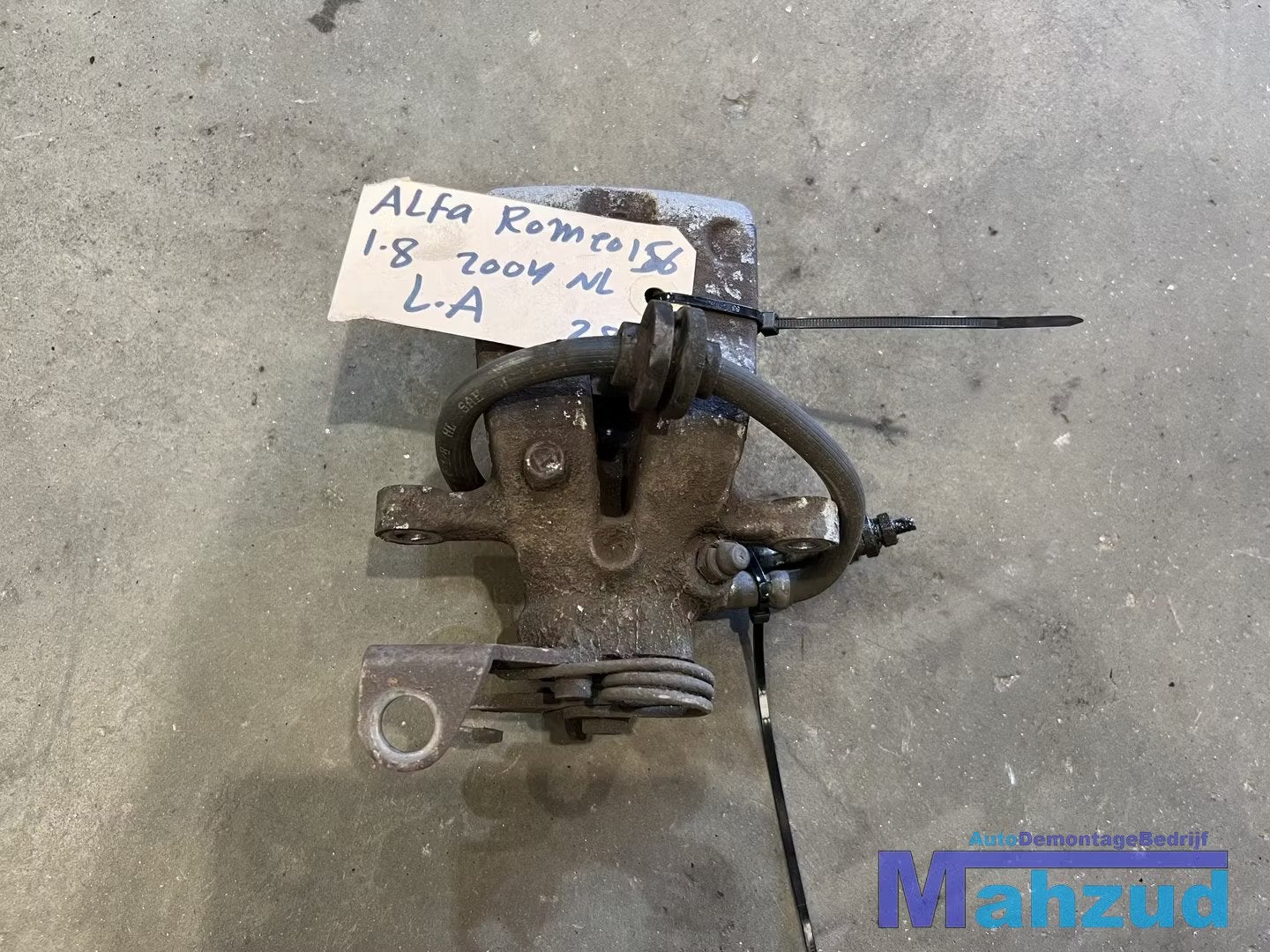 ALFA ROMEO 156 Links achter remklauw 1997-2005, Gebruikt, Dpofca@stellantis.com, Stellantis Europe S.p.A., Alfa Romeo