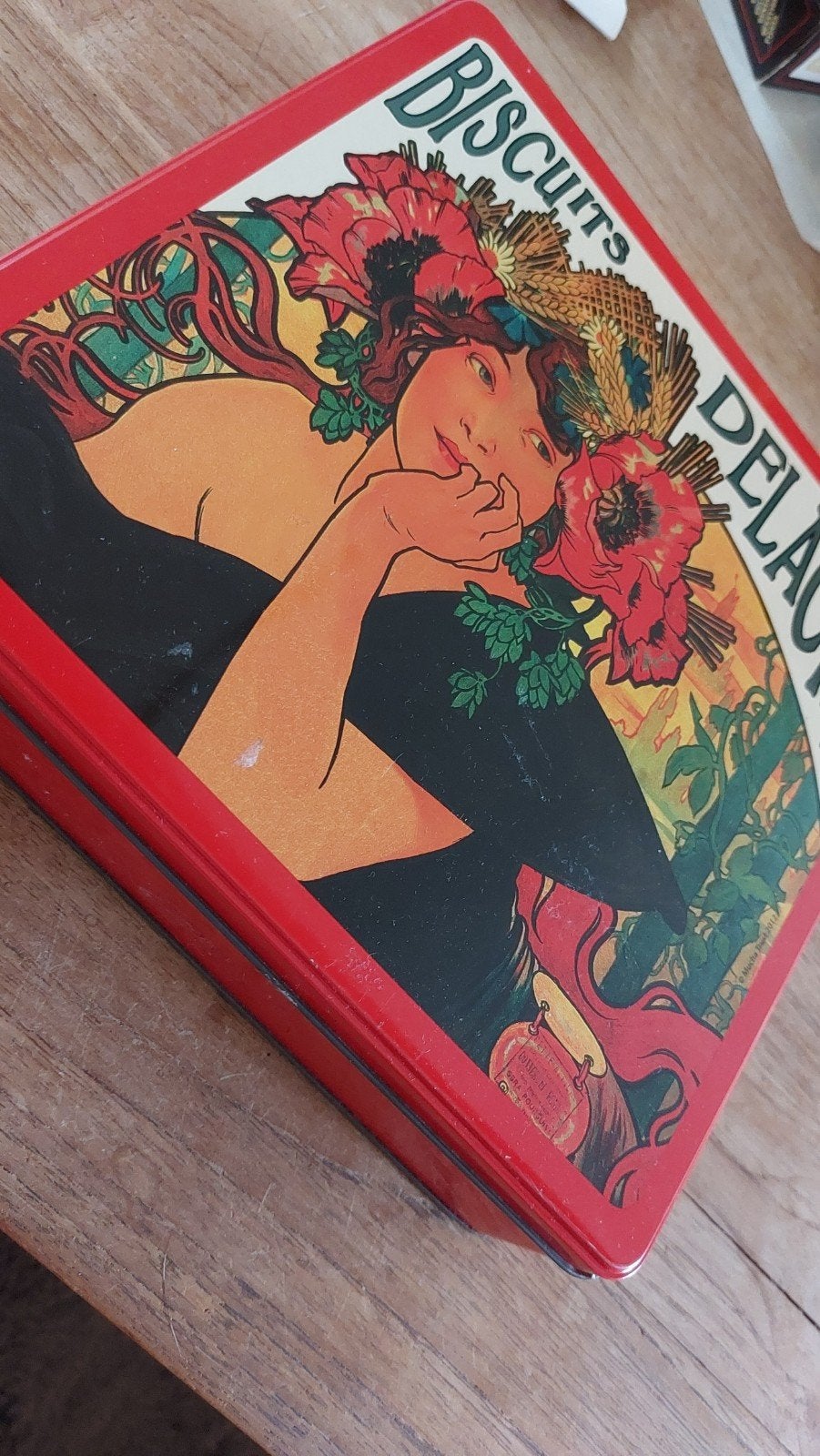 Boite métal Delacre, Collections, Boîte en métal
