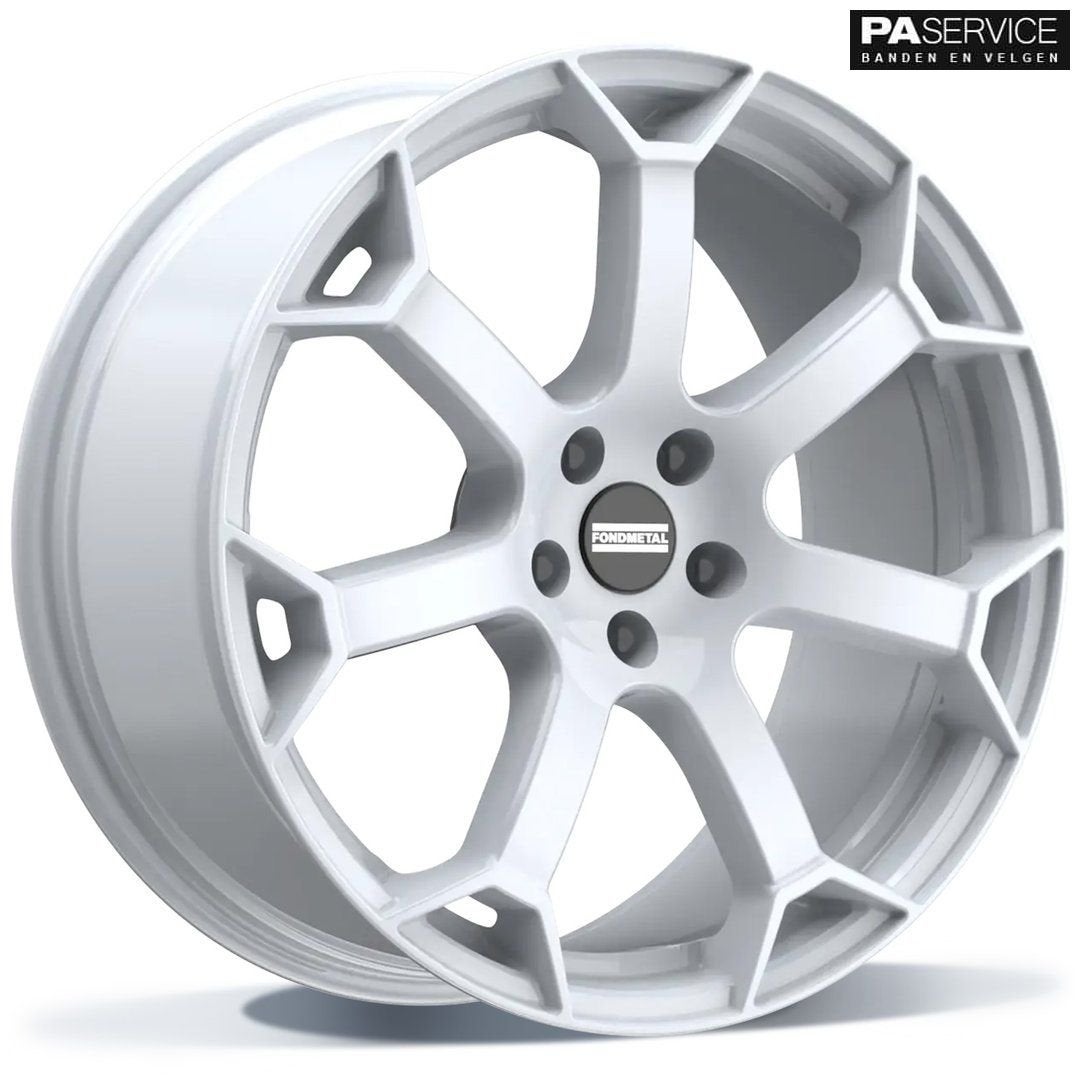 Nwe 19 inch glossy White Fondmetal Zephyrus velgen voor Audi, Auto-onderdelen, Banden en Velgen, 19 inch, Velg(en), -, -
