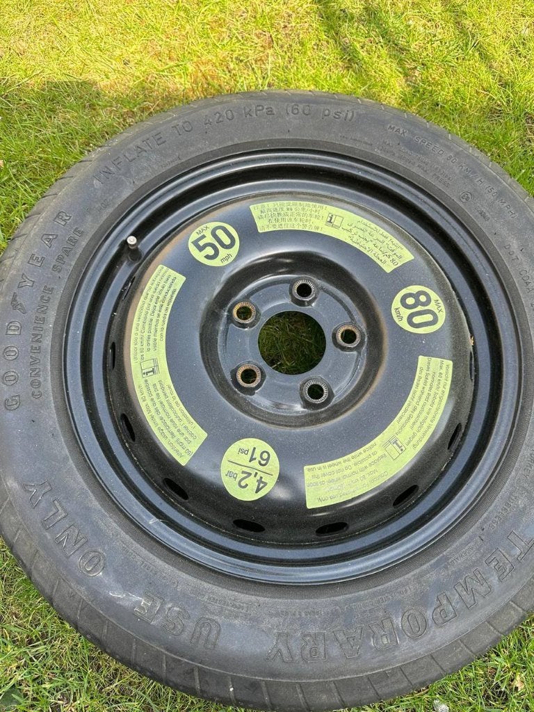 Reserve Wiel T125/90R16, Ophalen, Gebruikt, 16 inch, Banden en Velgen