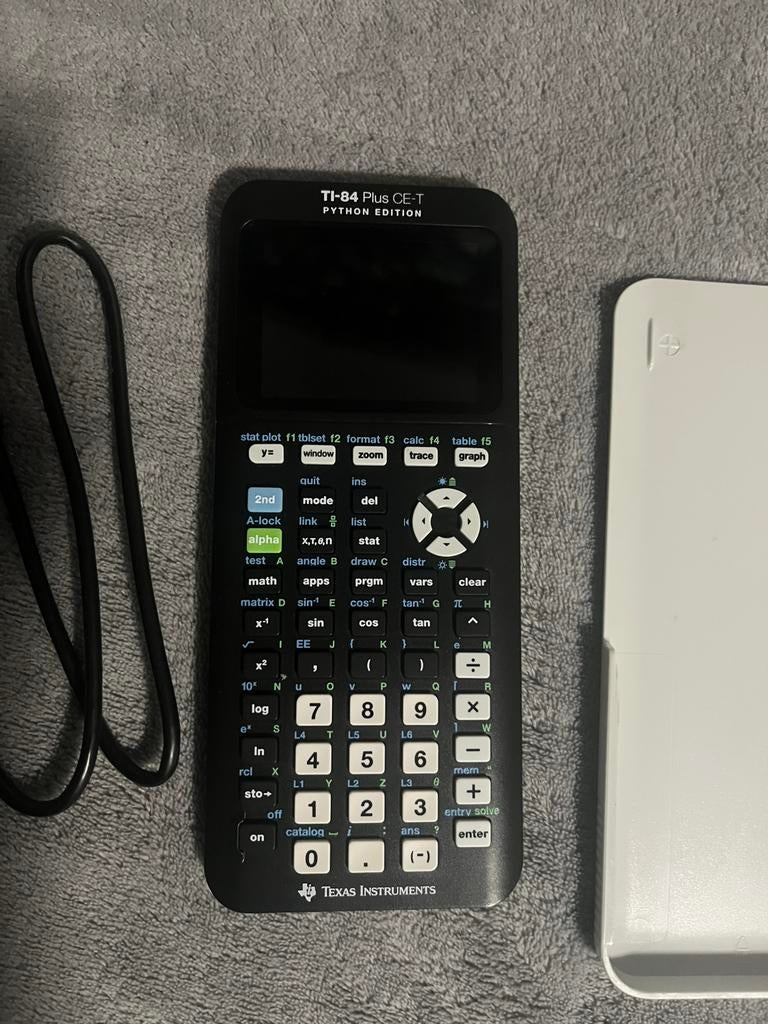 TI-84 plus CE-T rekenmachine, Ophalen, Grafische rekenmachine, Zo goed als nieuw