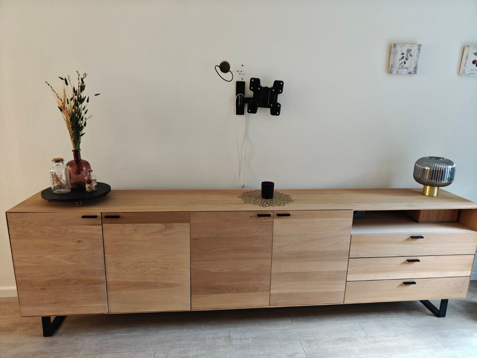 massieve eikenhouten kast, Huis en Inrichting, Ophalen
