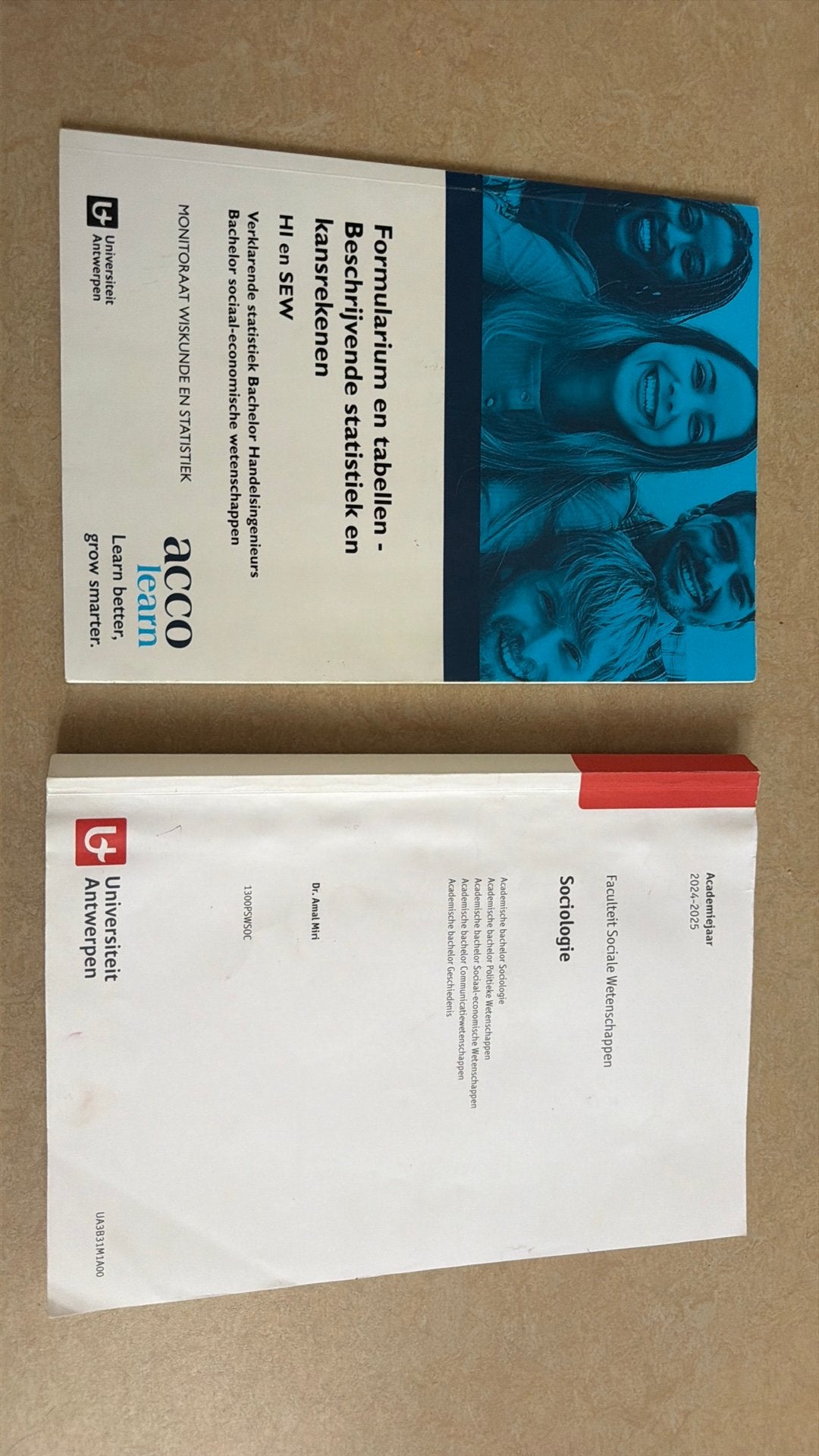 Beschrijvend statistiek en kansrekenen + Sociologie, Enlèvement, Comme neuf, Autres niveaux, Amal Miri
