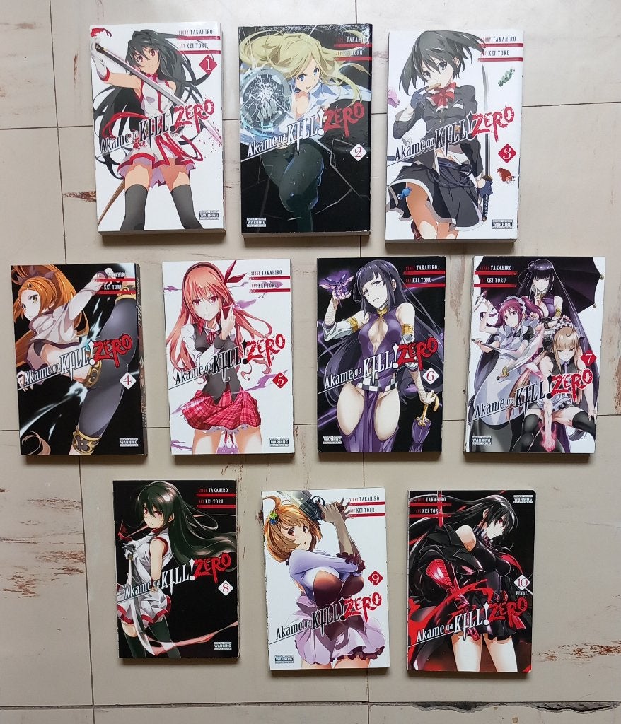 Le manga Akame Ga Kill Zero en anglais, Livres, BD | Comics, Série complète ou Série, Enlèvement ou Envoi, Comme neuf, Japon (Manga)