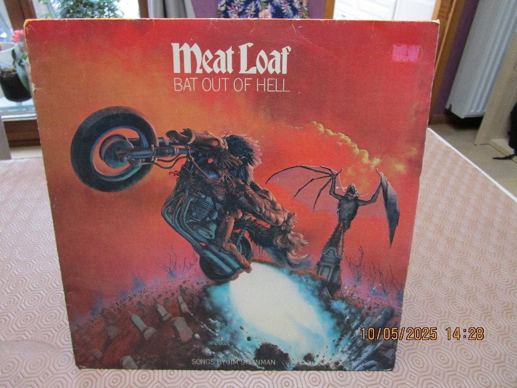 Meat Loaf - Bat out of Hell - LP, CD & DVD, Vinyles | Rock, Enlèvement ou Envoi, 1960 - 1969, Comme neuf, Autres genres