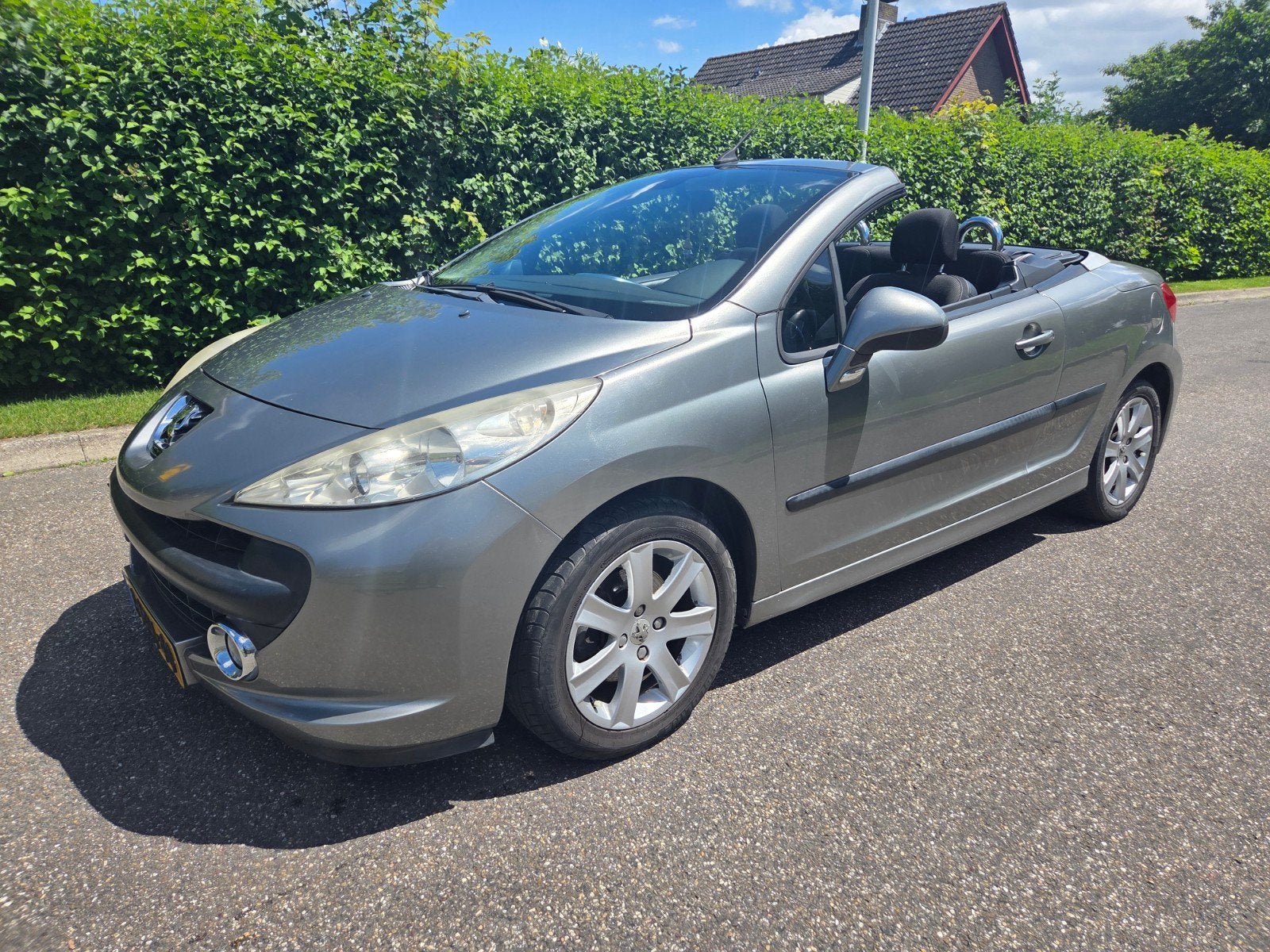 Peugeot 207cc Grijs cabrio 1.6vti, Auto's, Handgeschakeld, Particulier, Climate control, Grijs