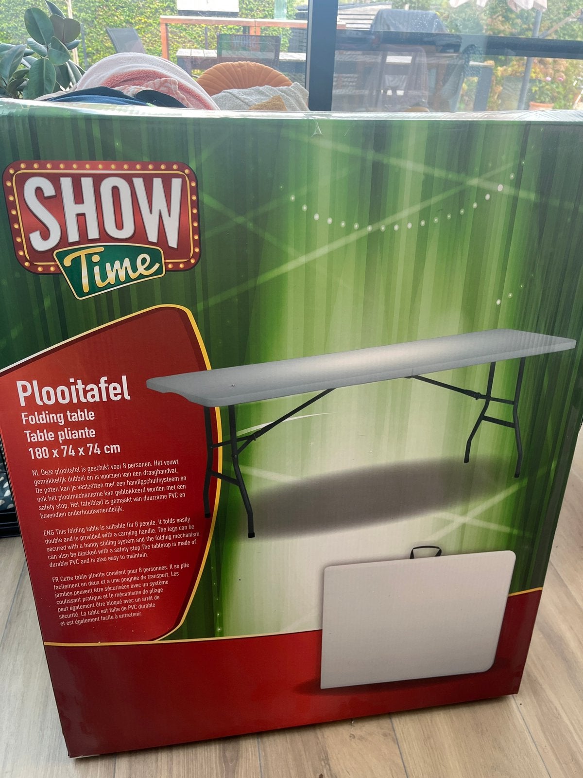 Plooitafels nieuw in doos, Enlèvement, Neuf