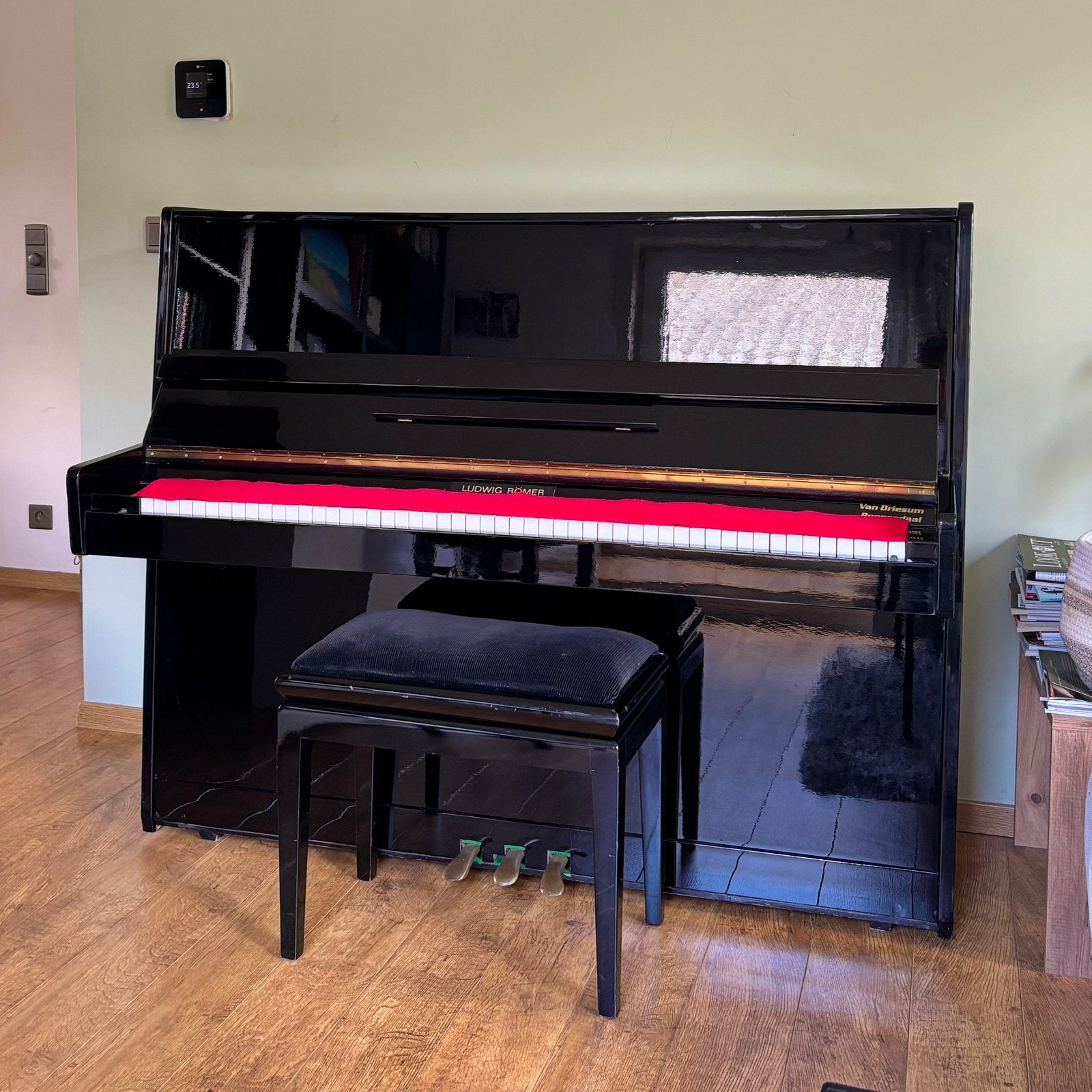 Piano Ludwig Römer, Neuf, Brillant, Enlèvement, Piano