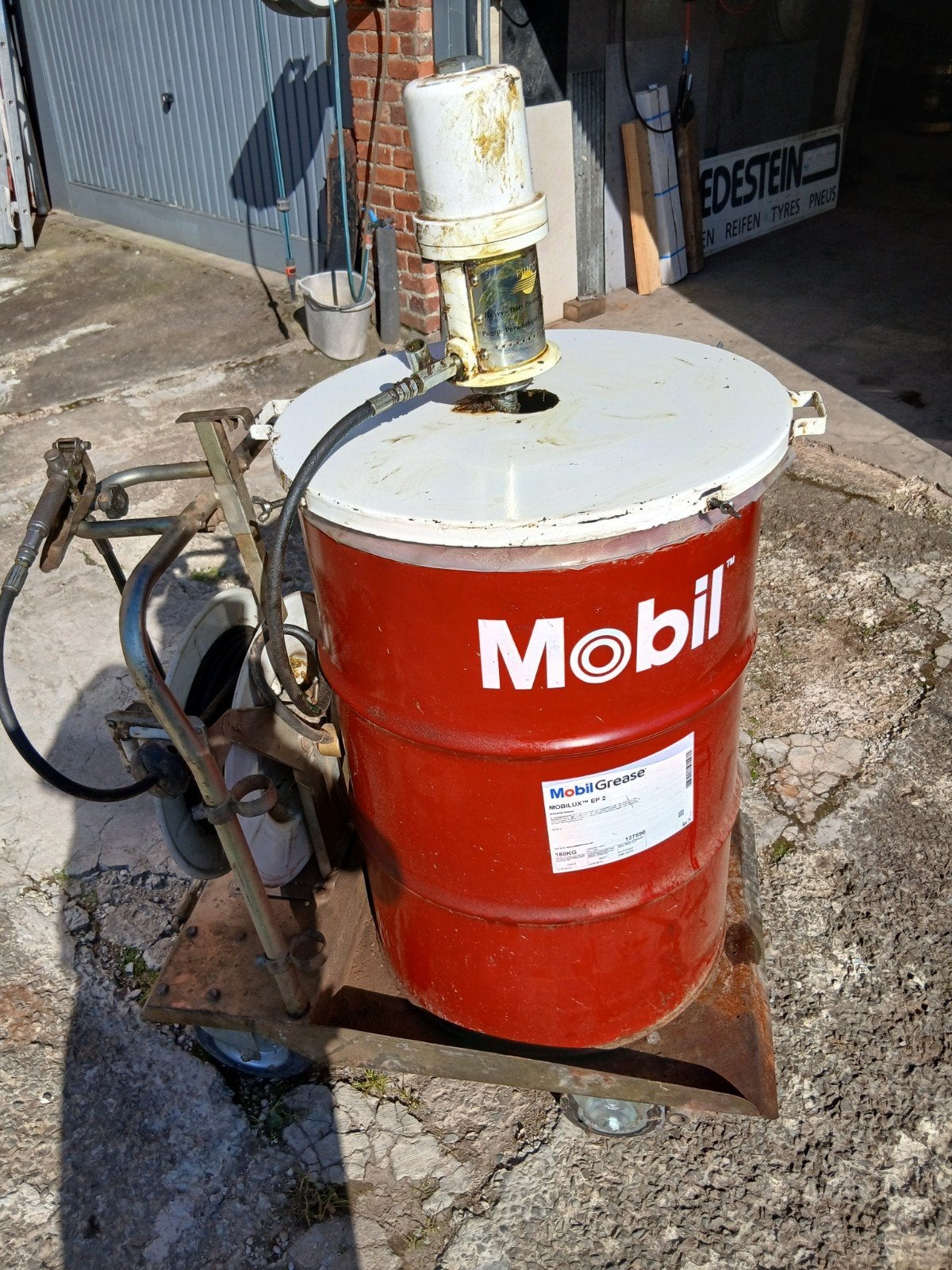 pompe a graisse, Enlèvement