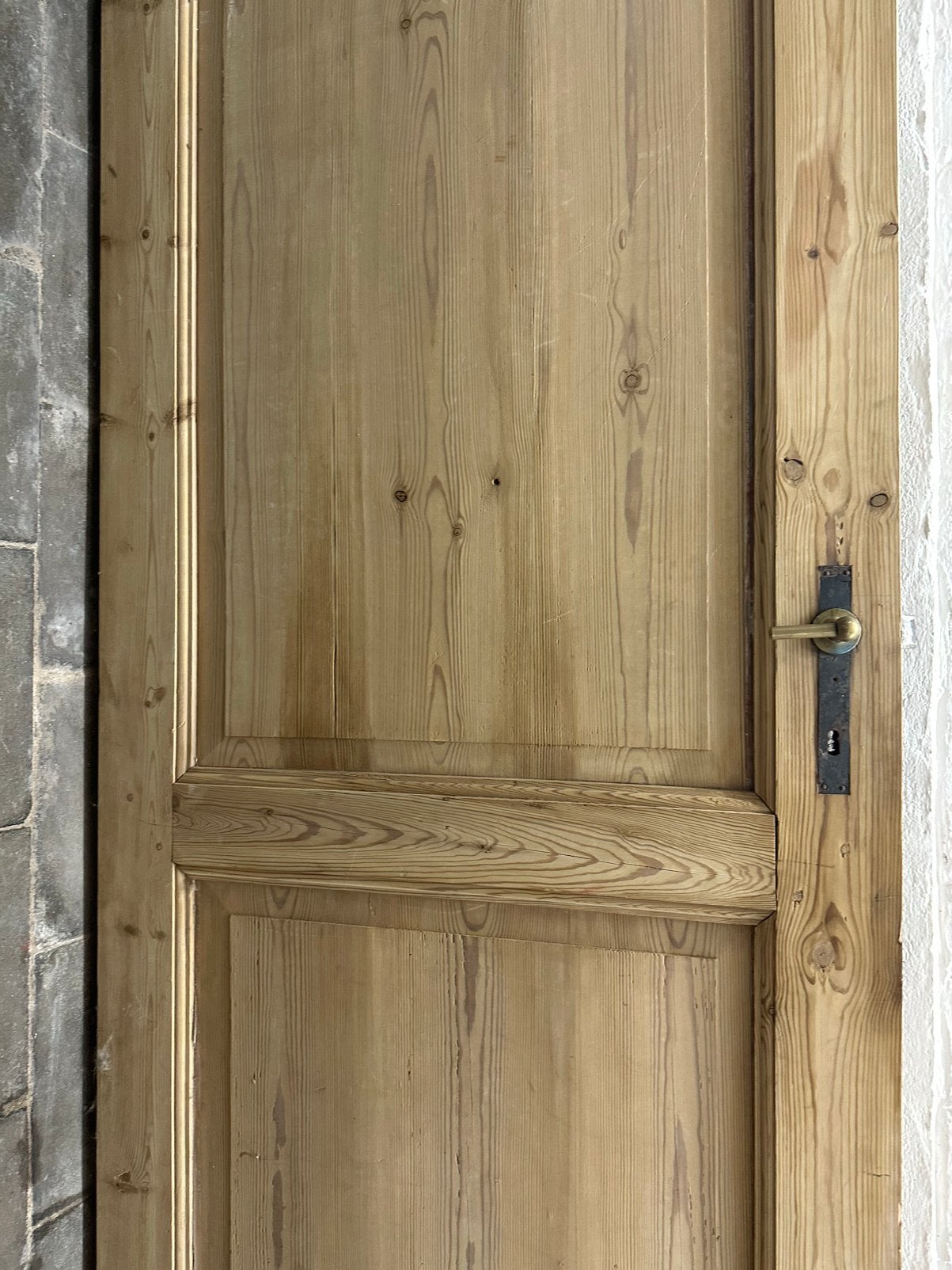 Houten klassieke deur, Doe-het-zelf en Bouw, Deuren en Vliegenramen, Ophalen, Gebruikt, 80 tot 100 cm, Binnendeur