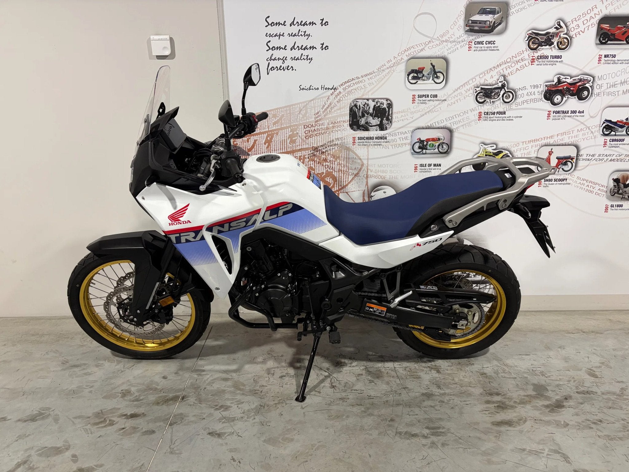 Honda XL 750 Transalp in nieuwstaat, Motos, 750 cm³, Entreprise, Occasion, Plus de 35 kW