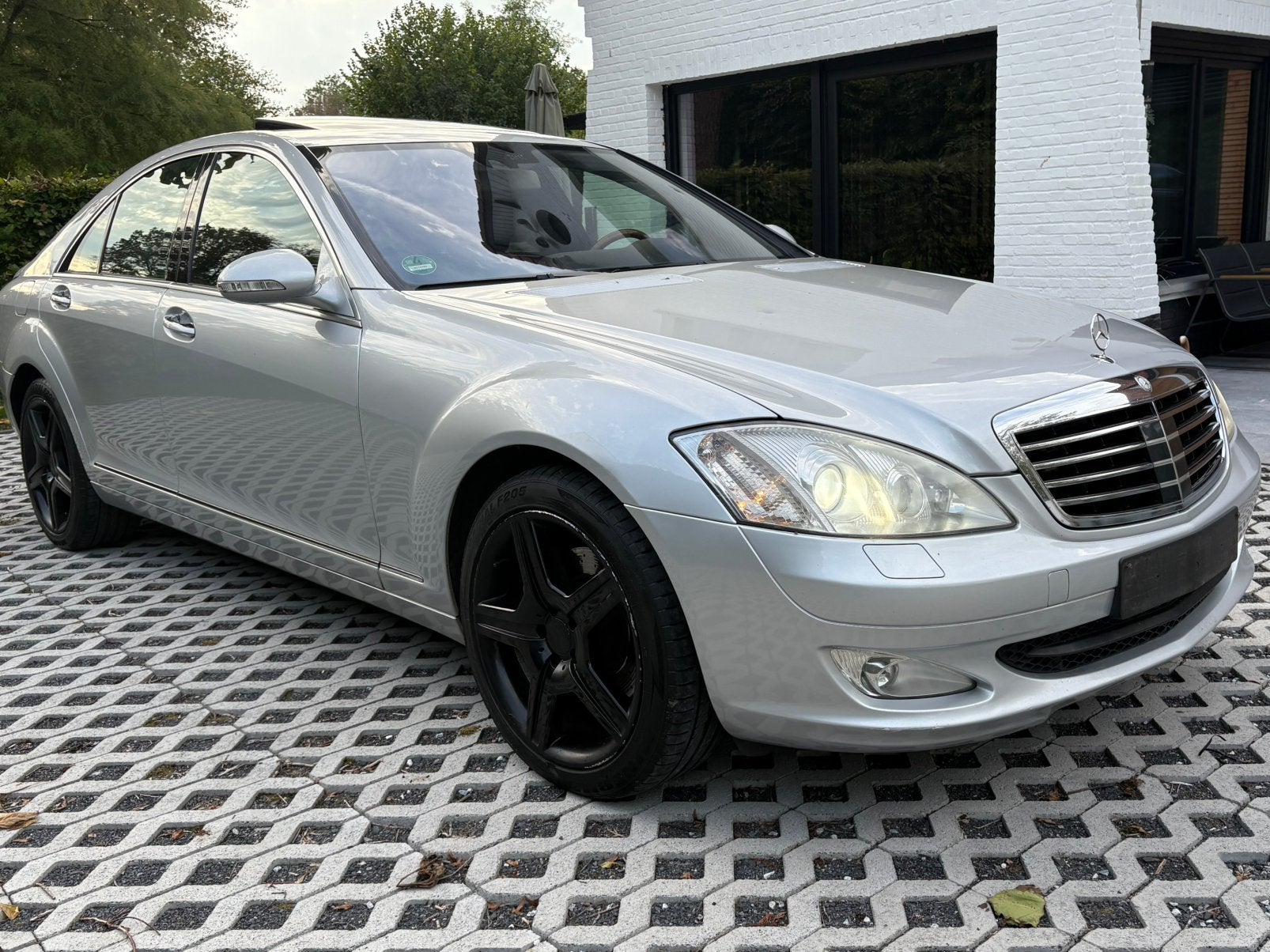 Mercedes S320. Cdi bj 2008  198.000 km., Automaat, 4 deurs, Zwart, Leder