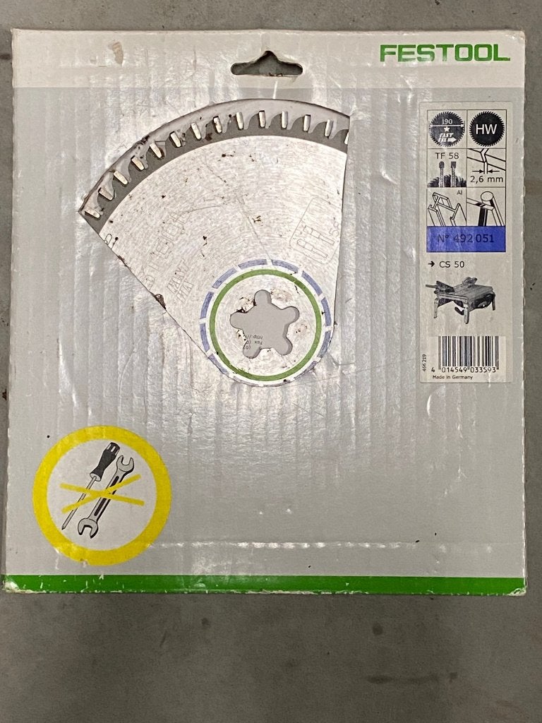 Festool zaagblad alu/plast.voor CS50, Ophalen of Verzenden, Nieuw