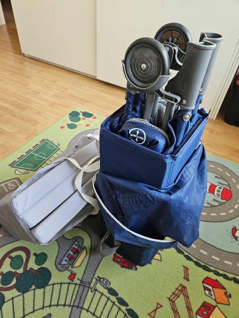 Baby reisbed met plooimatras, Kinderen en Baby's, Ophalen, Zo goed als nieuw, Reisbedje