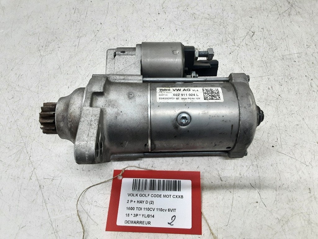 DÉMARREUR Volkswagen Golf VII (AUA) (02Z911024L), Autos : Pièces & Accessoires, Volkswagen, Mevr. I. Hauben, Utilisé, Rue de l'Espoir 34 34
4030  GRIVEGNÉE, BE