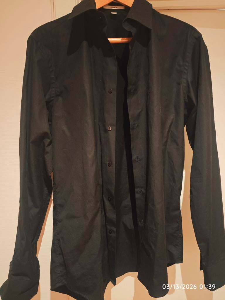 Zapa zwart herenshirt, maat M., Ophalen of Verzenden