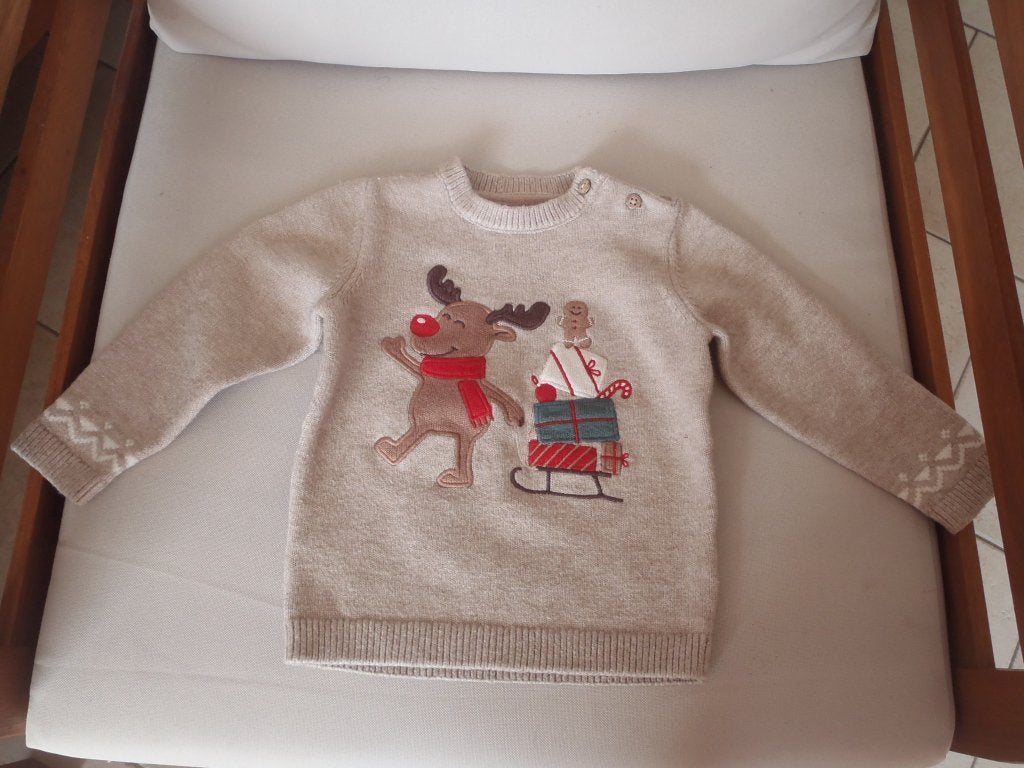 pull taille 80, Enlèvement ou Envoi, Comme neuf, Garçon, Pull ou Veste