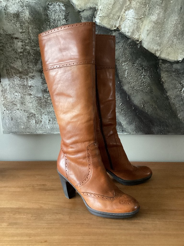 Bottes cognac Pauline B, Vêtements | Femmes, Enlèvement ou Envoi, Pauline B., Comme neuf, Brun