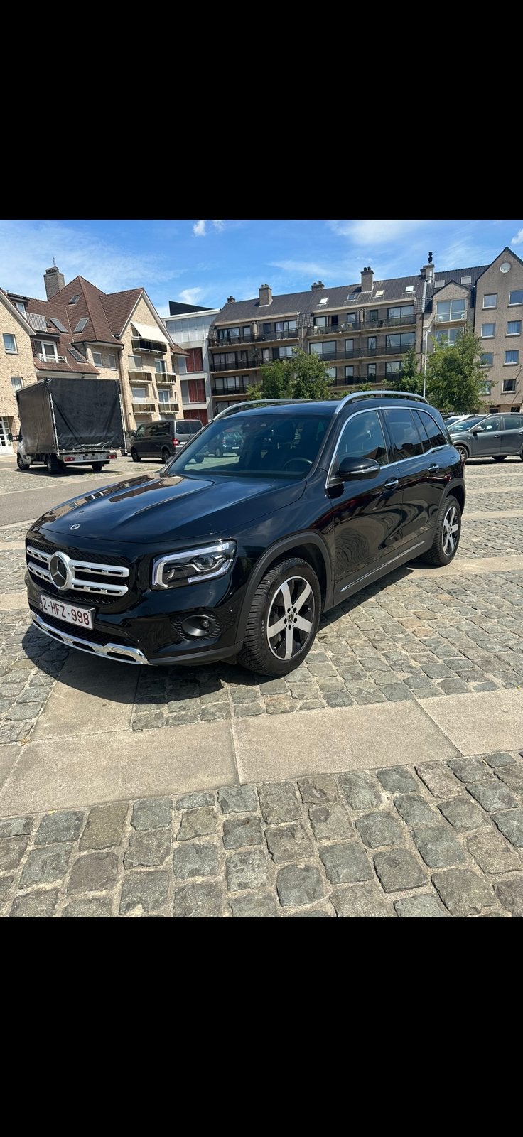 Mercedes-Benz GLB200d 7 Zit kleur zwart full option, Auto's, Mercedes-Benz, Particulier, GLB, 360° camera, Diesel, Automaat, Zwart