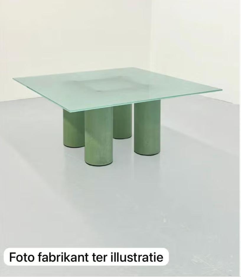 Design eettafel Serenissimo (Massimo Vignelli voor Acerbis), Ophalen, Gebruikt, Design, 150 tot 200 cm