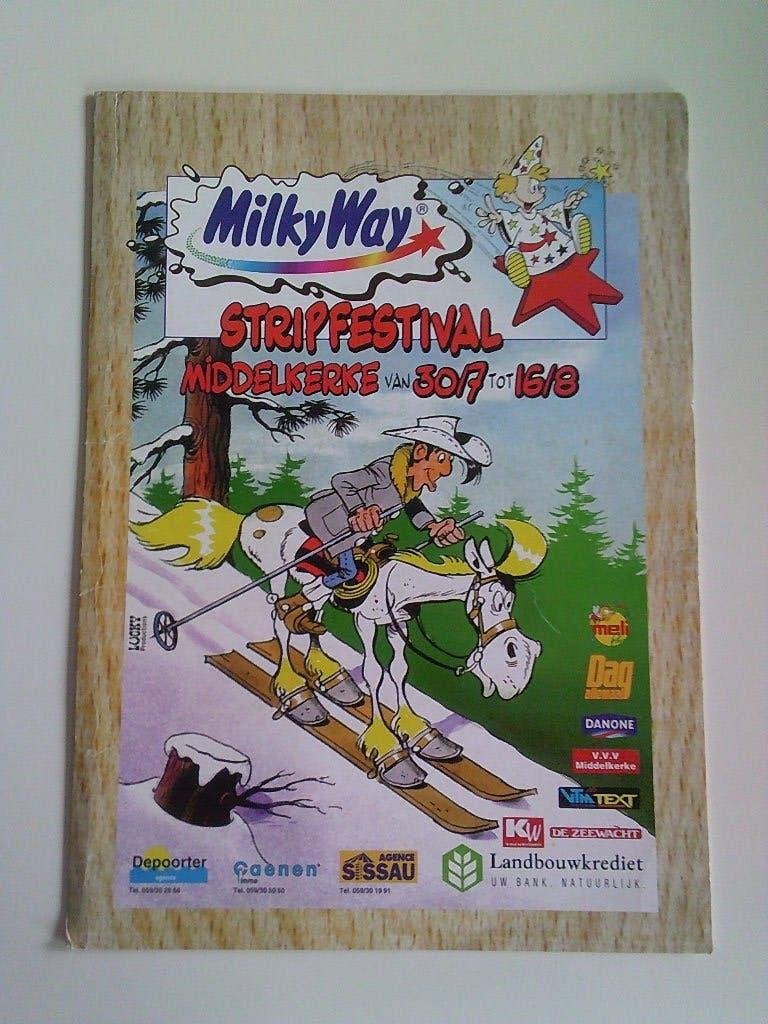 Kaft + poster Lucky Luke . 1998, Ophalen of Verzenden