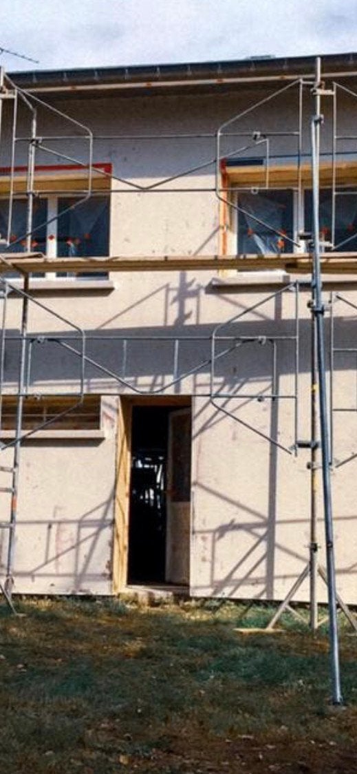 Grote steiger stelling Altrad mefran 400 a 500 m2, Doe-het-zelf en Bouw, Steigers, Ophalen, Gebruikt, Gevelsteiger, 5 meter of hoger
