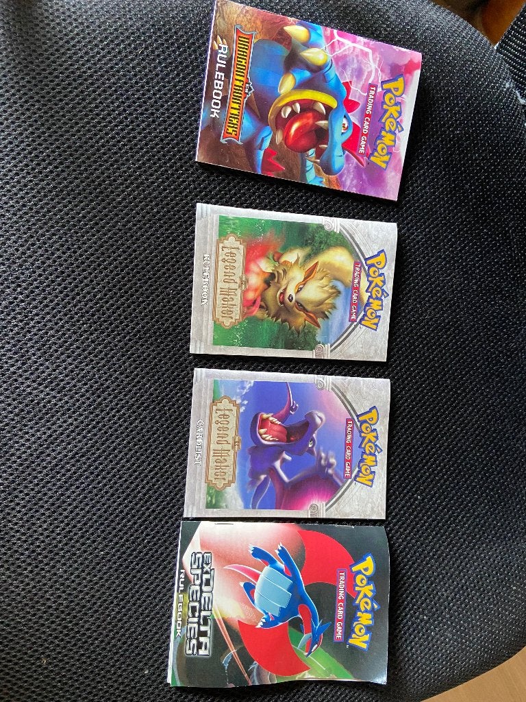 Pokémon TCG EX Dragon Frontiers Rulebook & Cardlist English, Ophalen of Verzenden, Zo goed als nieuw
