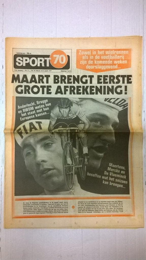34X SPORT 70 JAARGANG 1977, Boeken, Ophalen of Verzenden, Gelezen, Sport en Vrije tijd