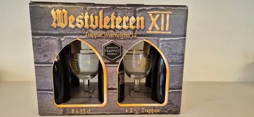 Zeldzame Westvleteren 12 "Bouwsteen" Cadeaubox (2011) x 2, Verzamelen, Ophalen, Nieuw, Overige typen, Overige merken