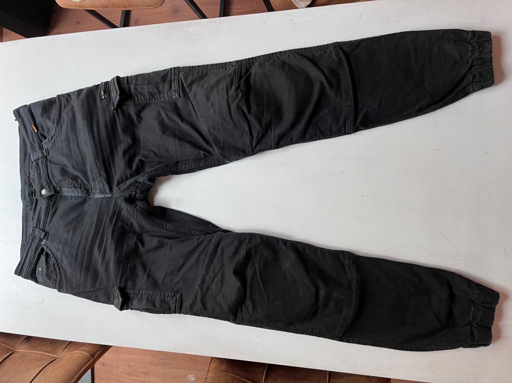 Zwarte motorjeans dames richa, Motoren, Ophalen, Dames
