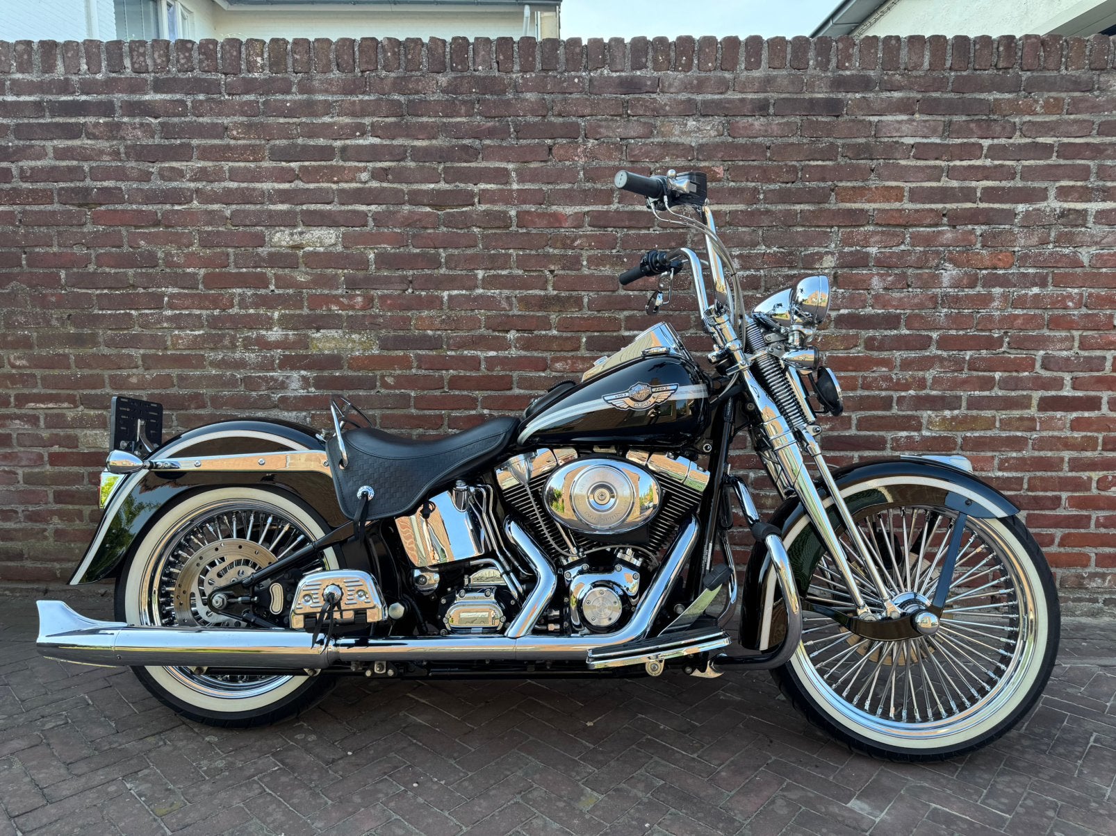 100e anniversaire de Harley-Davidson Heritage Springer, Permis Moto A, Occasion, Plus de 35 kW, 2 cylindres