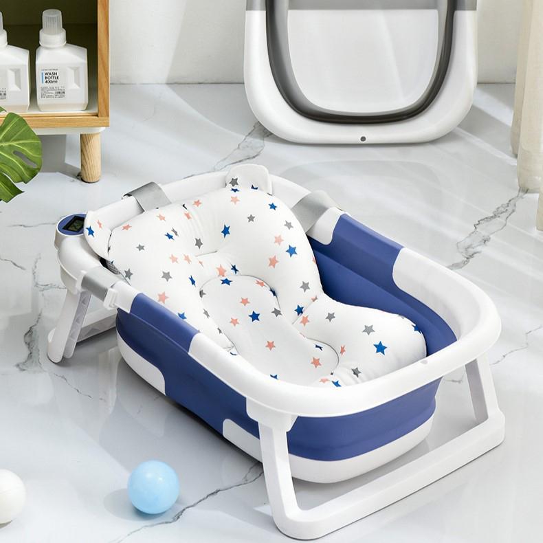 (NEUF) Baignoire bébé pliable avec coussin et thermomètre, Enfants & Bébés, Enlèvement, Neuf, Baignoire