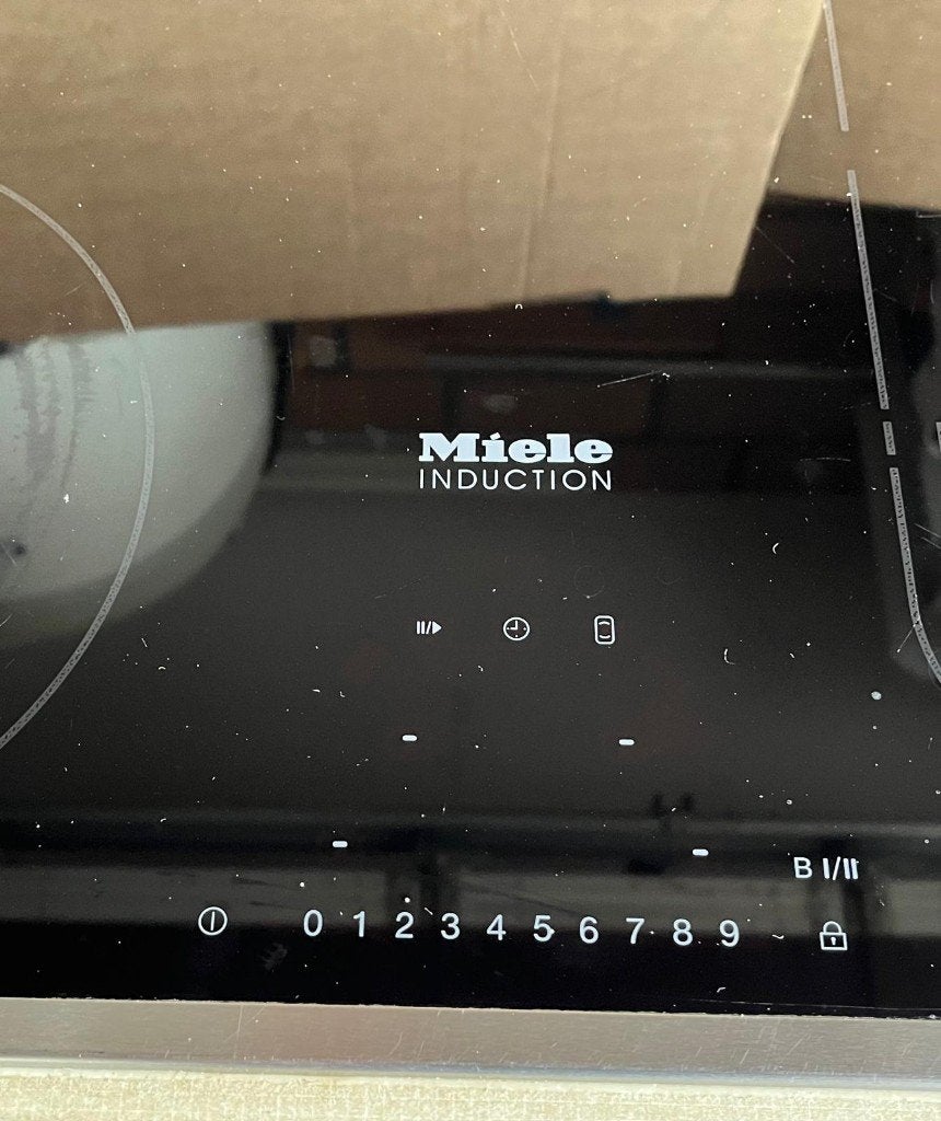 Miele kookplaat inductie KM 6347, Electroménager, Tables de cuisson, 4 zones de cuisson, Encastré, Enlèvement, Utilisé