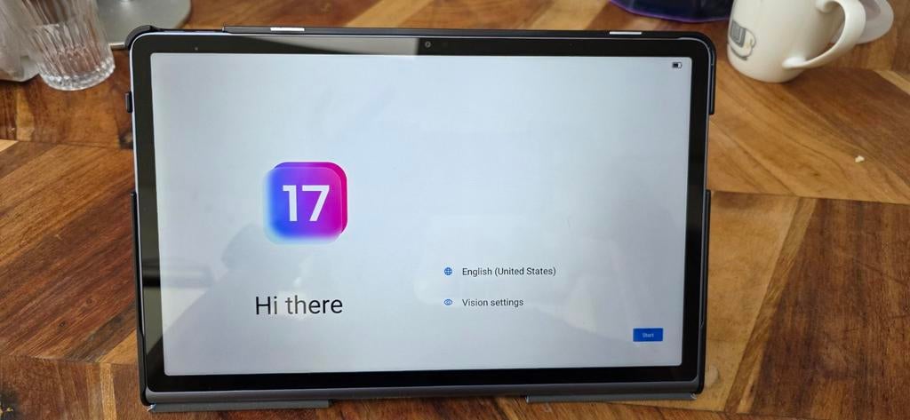 Lenovo tablet TAB PLUS 128 GB met garantie 08/25 incl. Hoes, Computers en Software, Netwerk switches, Ophalen