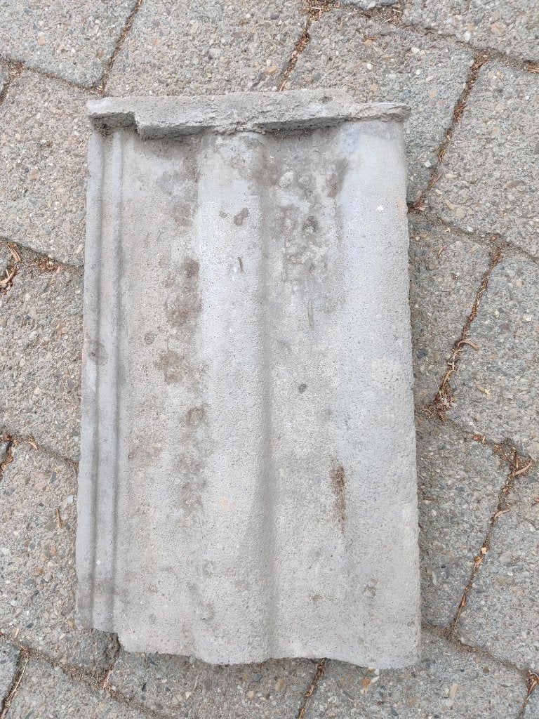 cementpannen, Gris, Pierre ou Argile, Enlèvement, Neuf