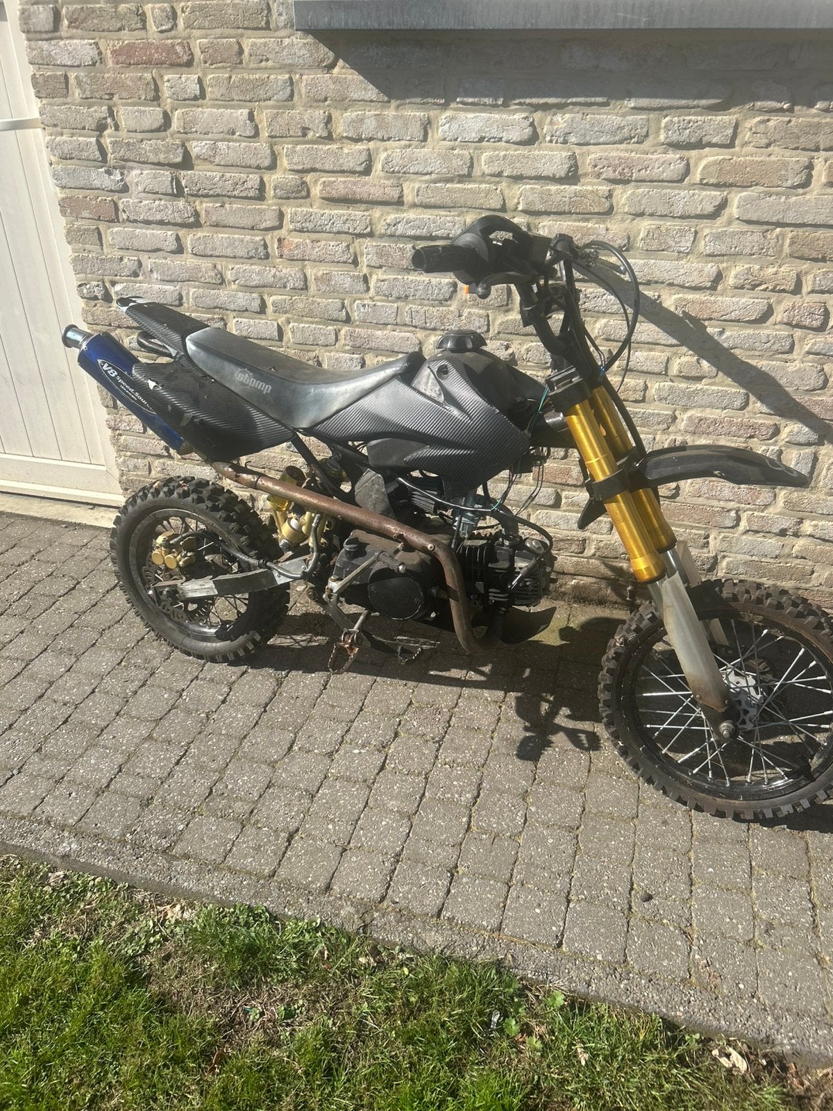 Pitbike met wat werk aan, Ophalen, Gebruikt, 125 cc, Pitbike